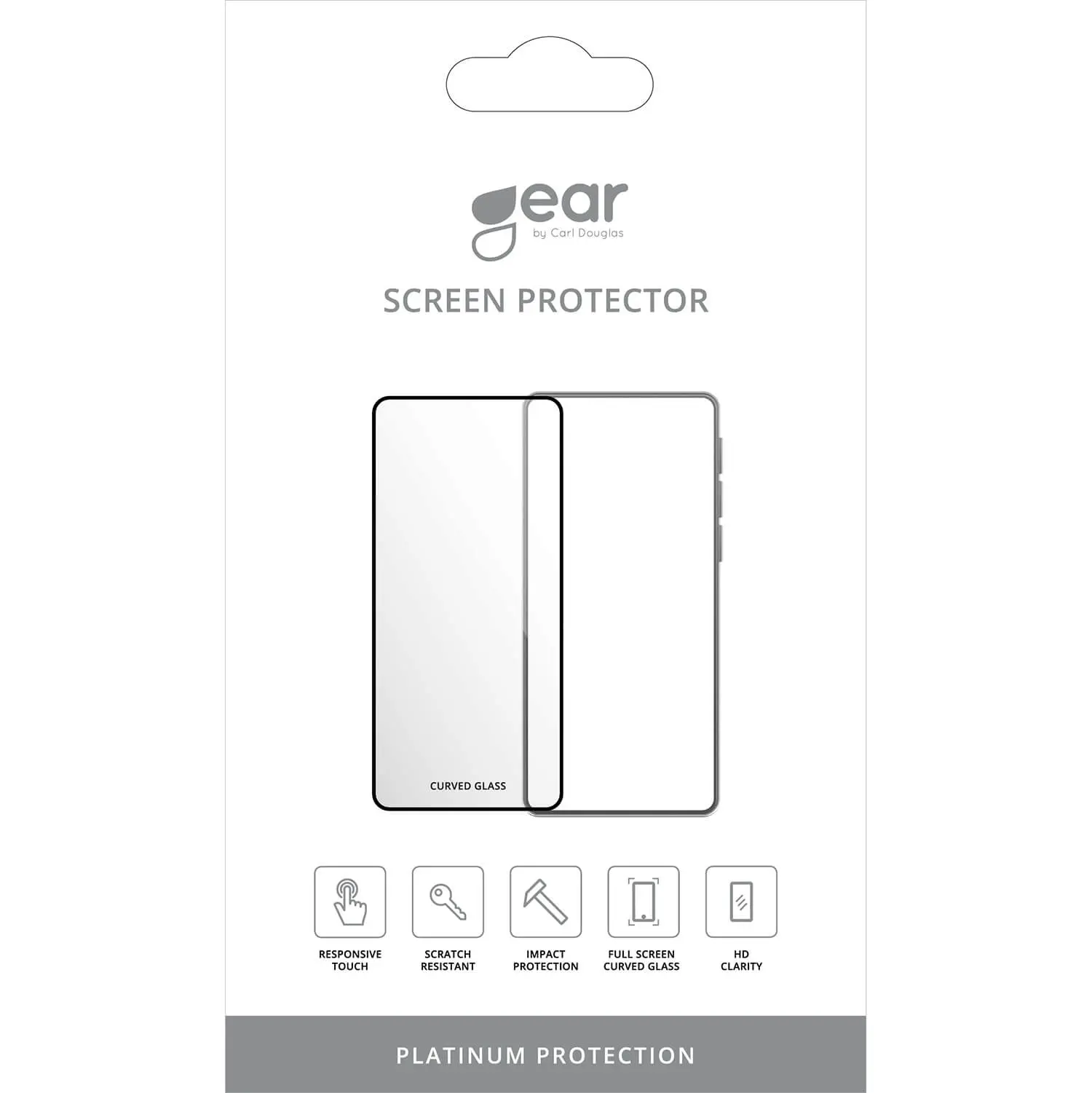 GEAR Glass Prot. 3D PLATINUM iPhone 16 Pro 661273