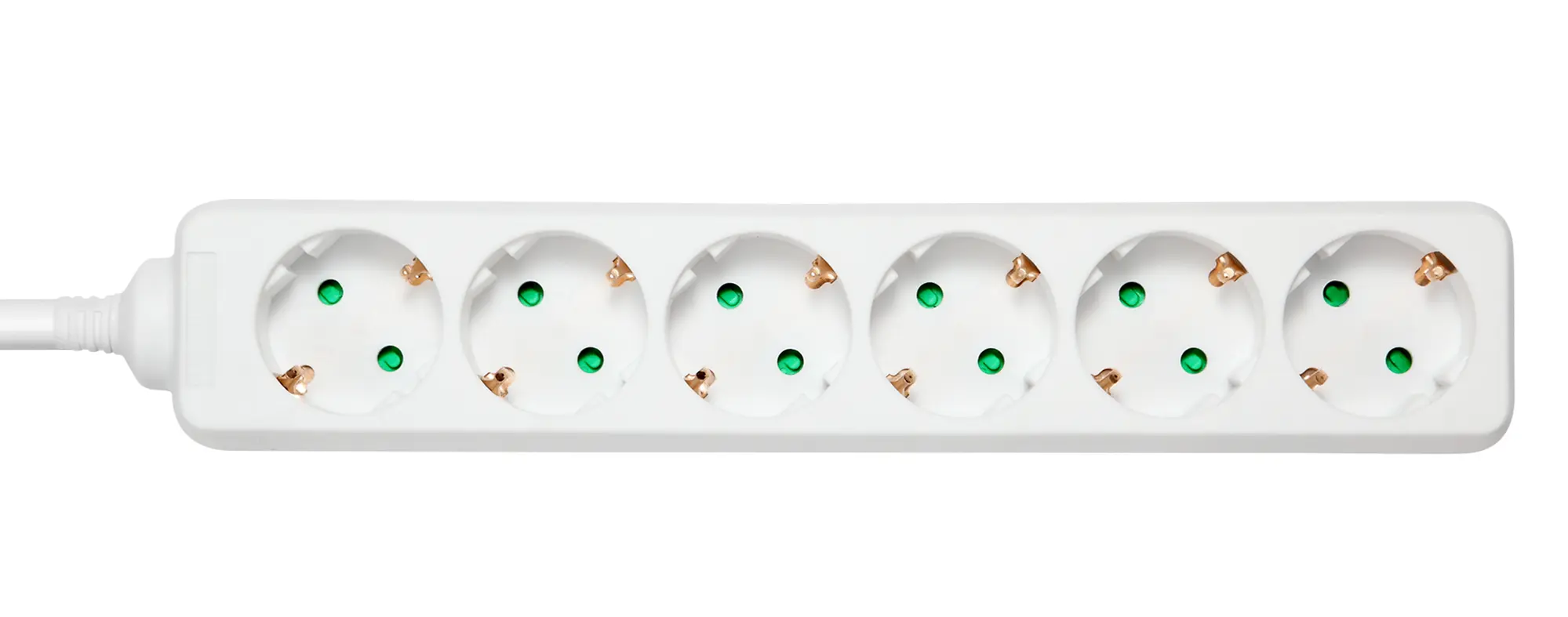 DELTACO Outlet 6xCEE 7/3 1xCEE 7/7 3m White GT-0601