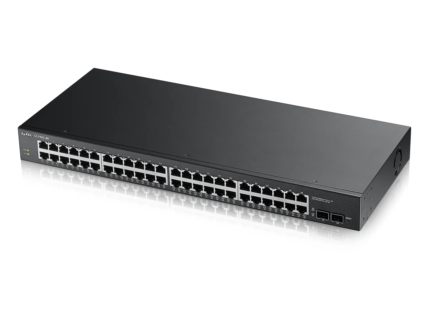 ZYXEL GS1900-48 v2 48-port GbE L2 Smart Switch rackmount GS1900-48-EU0102F