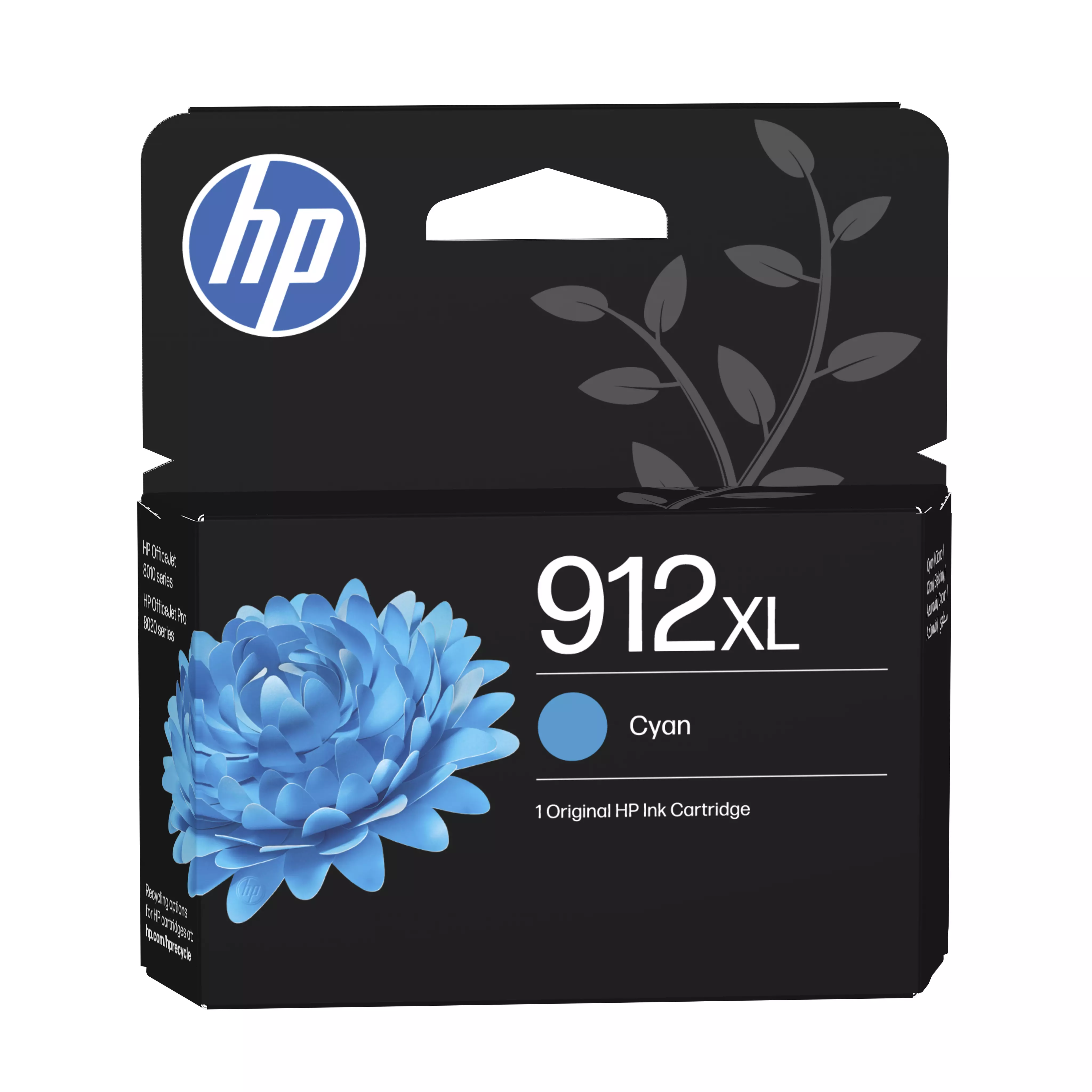 HP 912XL High Yield Cyan Ink 3YL81AE#301