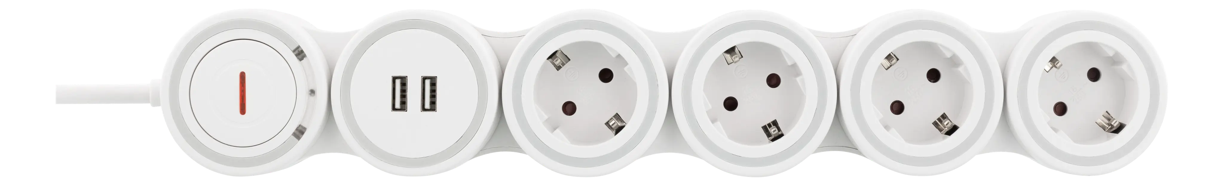 DELTACO GT-290 Power strip 1.4m GT-290