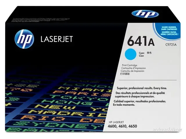 HP Toner Cyan CLJ 4600 CLJ 4650 C9721A