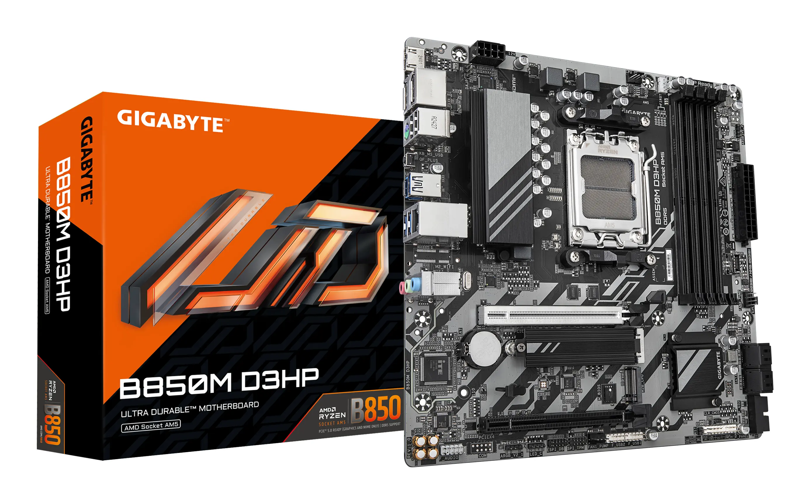 GIGABYTE B850M D3HP Hovedkort AM5, B850 B850M D3HP