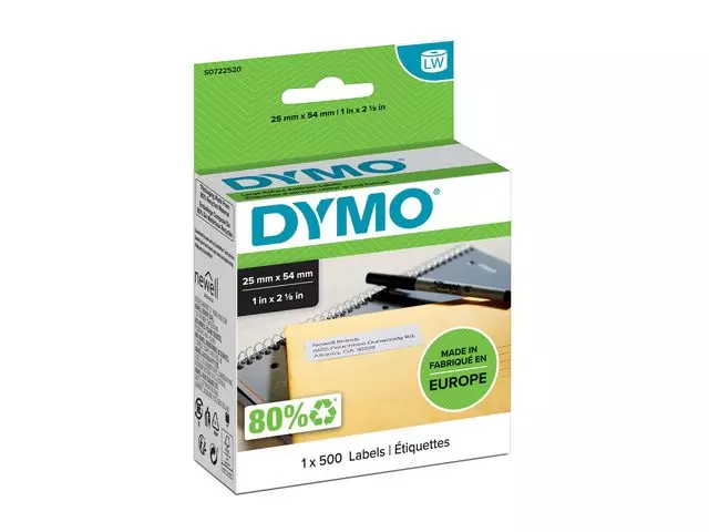 DYMO Large Return Address Labels 54mm x 25mm white 500 pcs S0722520