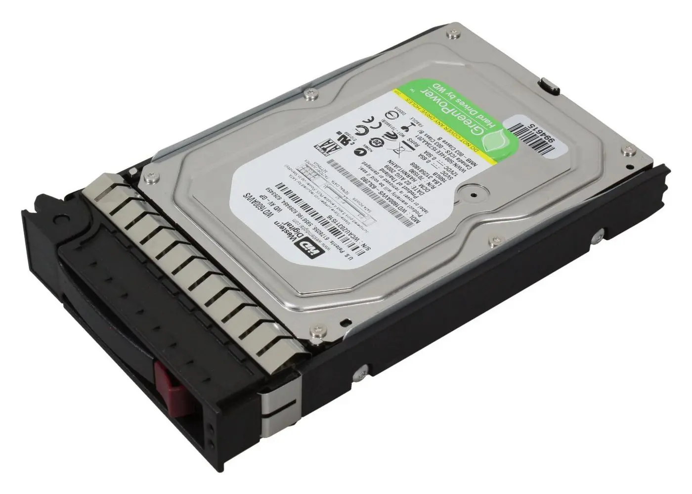 Hewlett Packard Enterprise HD 160G 7.2K SATA 3.5 inch 459317-001