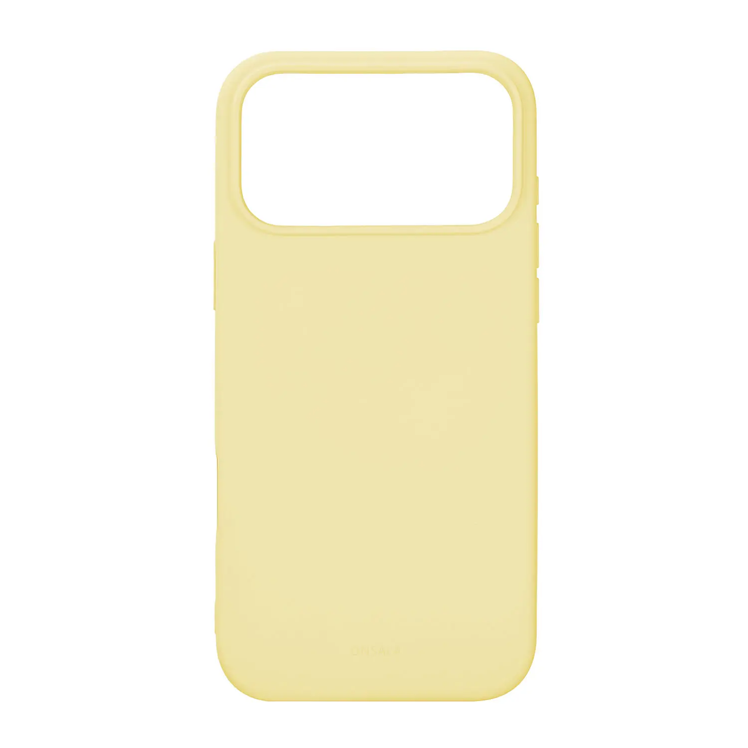 ONSALA Back Sil Touch Recycled MagSerie iPhone 17 Pro Max Lemon 661295