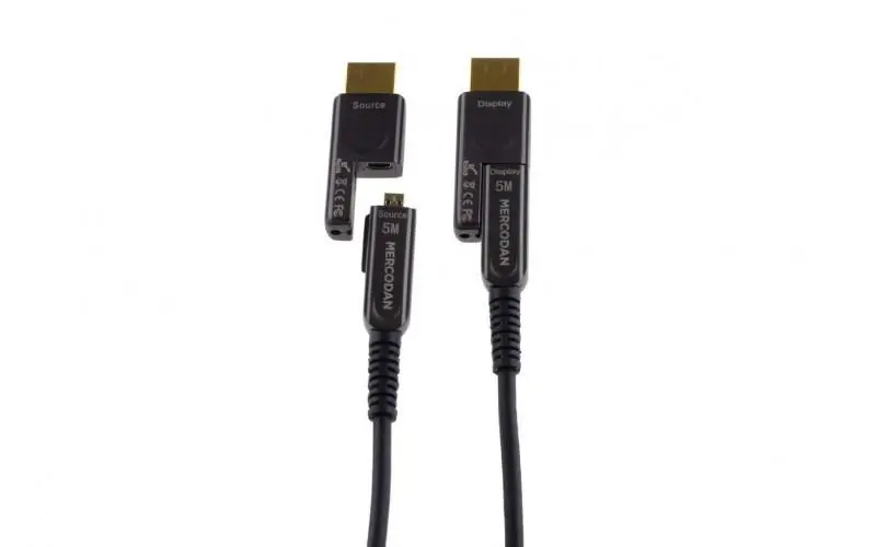 MERCODAN Fiber optic HDMI 5m, HDMI 581670012