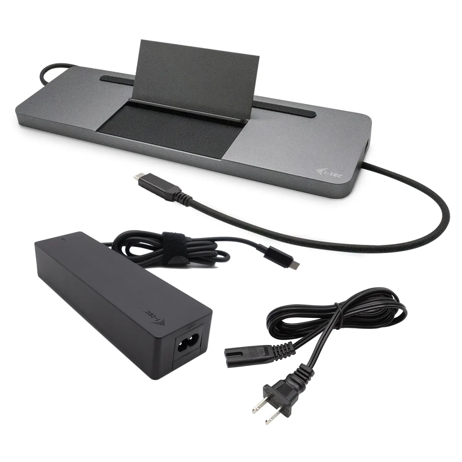 I-TEC USB-C METAL ERGONOMIC 4K 3X DISPLAY DOCKING STATION WITH ACCS C31FLATPRO100