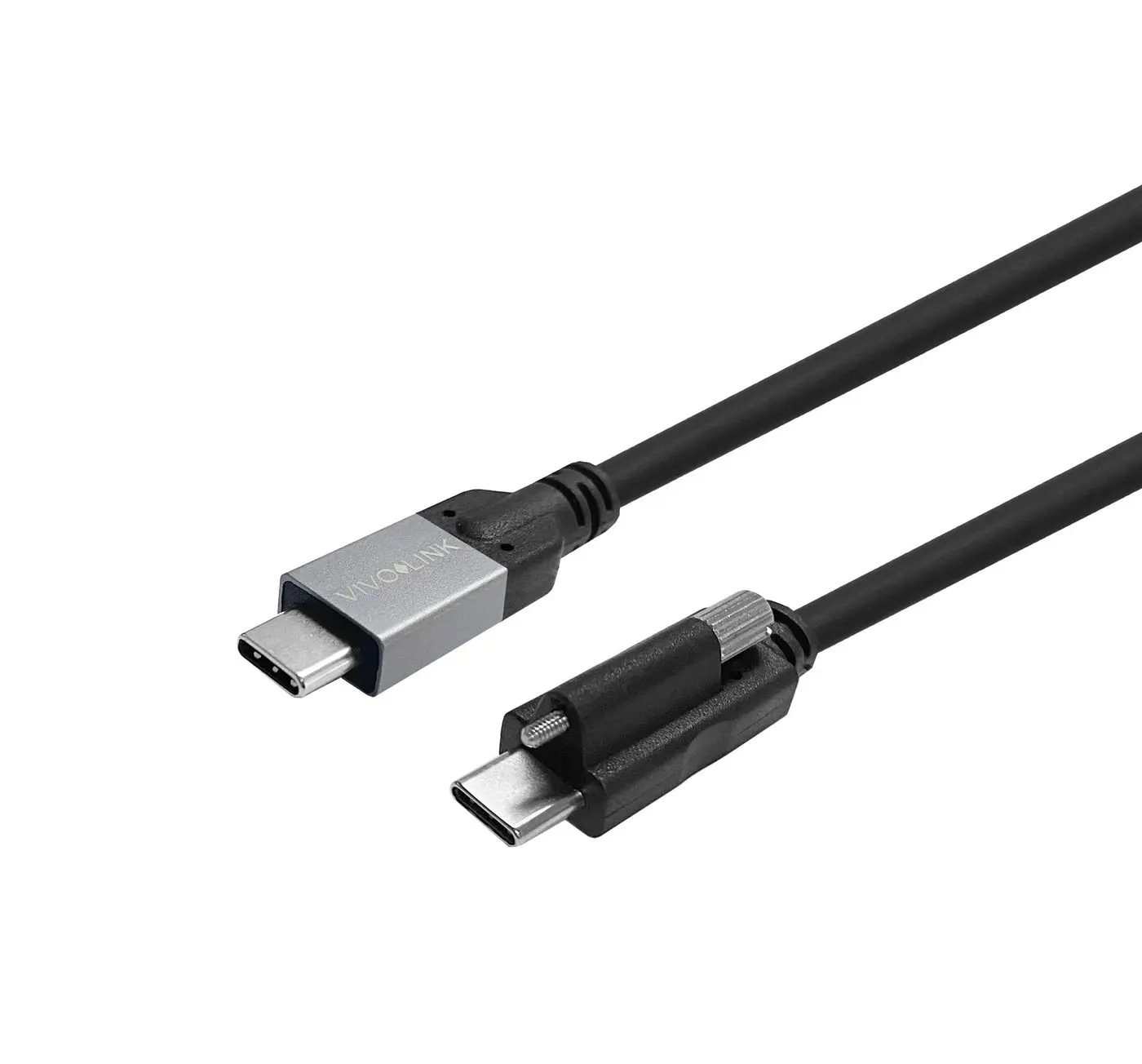VIVOLINK USB-C Screw to USB-C Cable 2m PROUSBCMMS2
