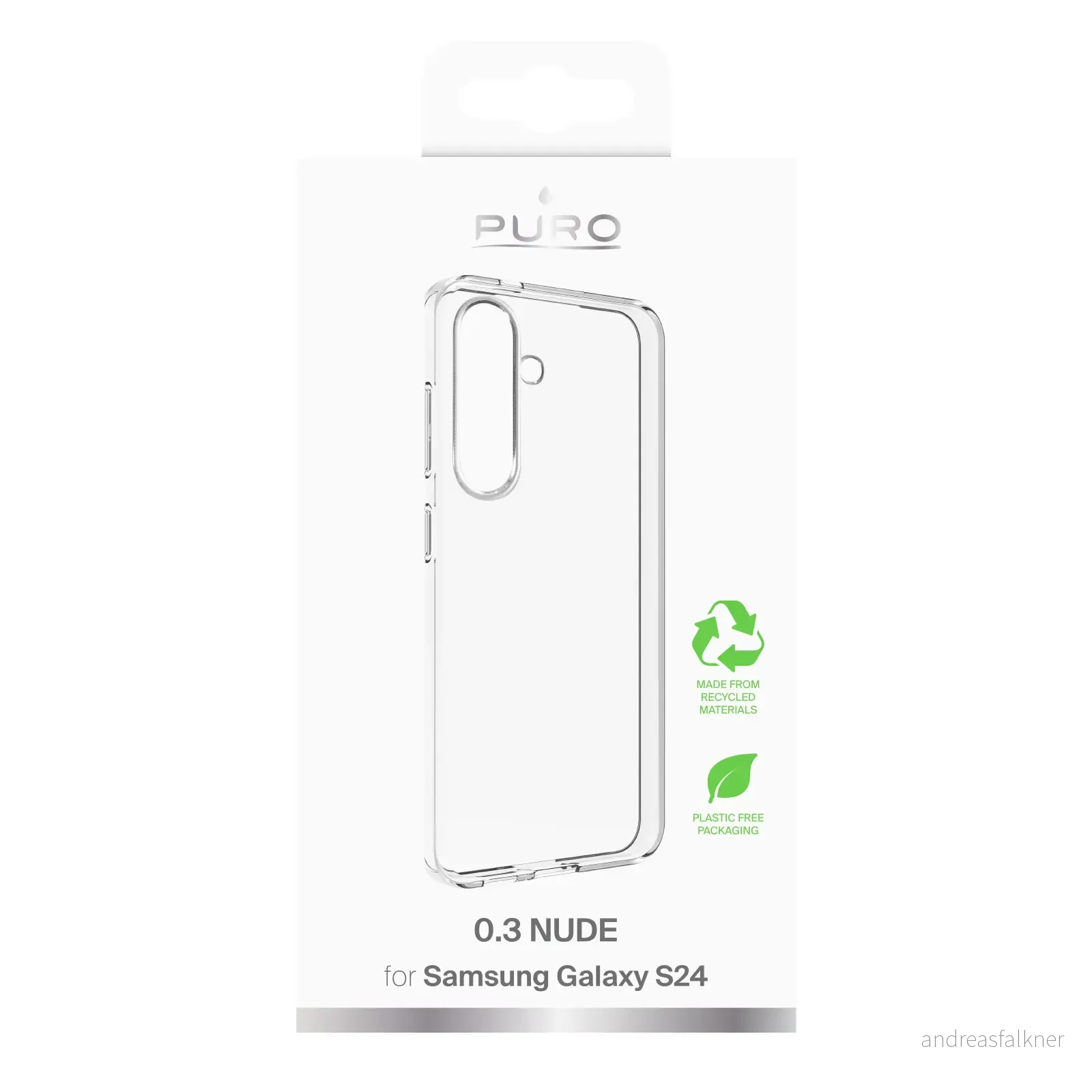 PURO Samsung Galaxy S24, 0.3 NUDE cover, transparent PUSGS2403NUDETR