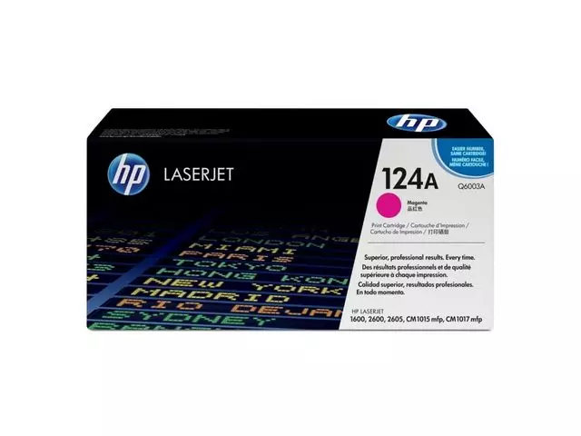 HP 124A magenta original LaserJet-tonerkassett Q6003A