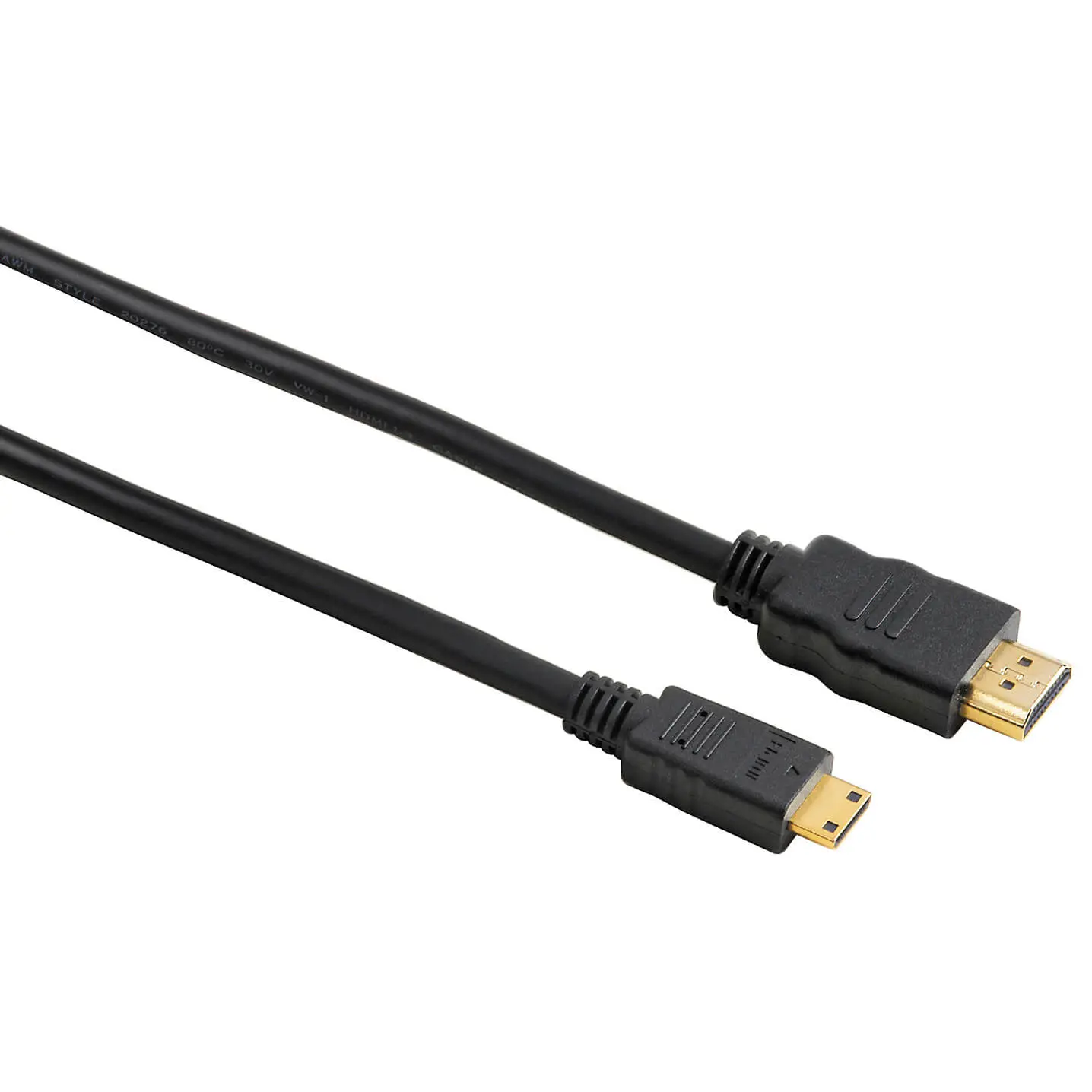 HAMA Kabel HDMI A-C Guld Svart 2.0m 00074229