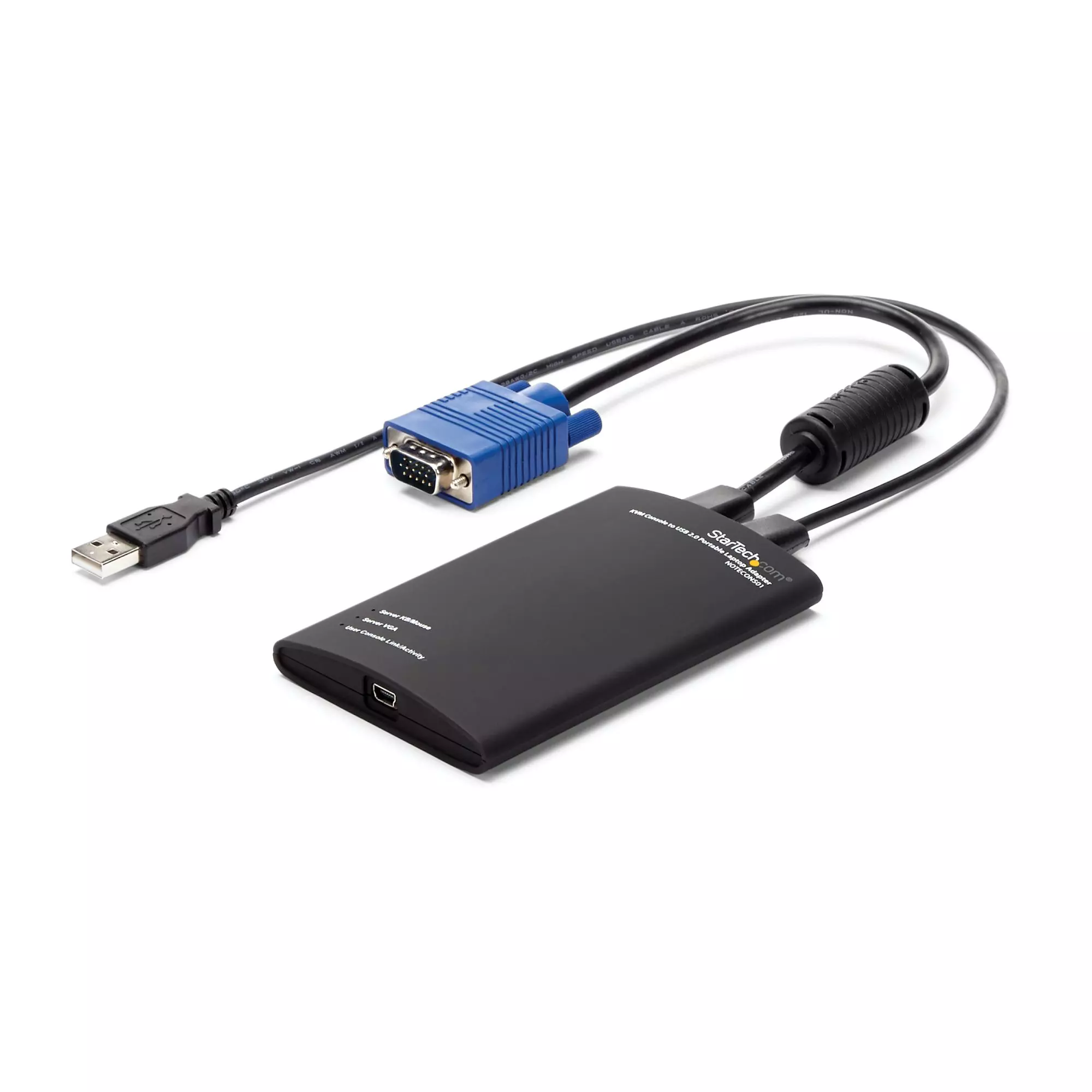 STARTECH KVM Console to USB 2.0 Portable Laptop Crash Cart Adapter NOTECONS01
