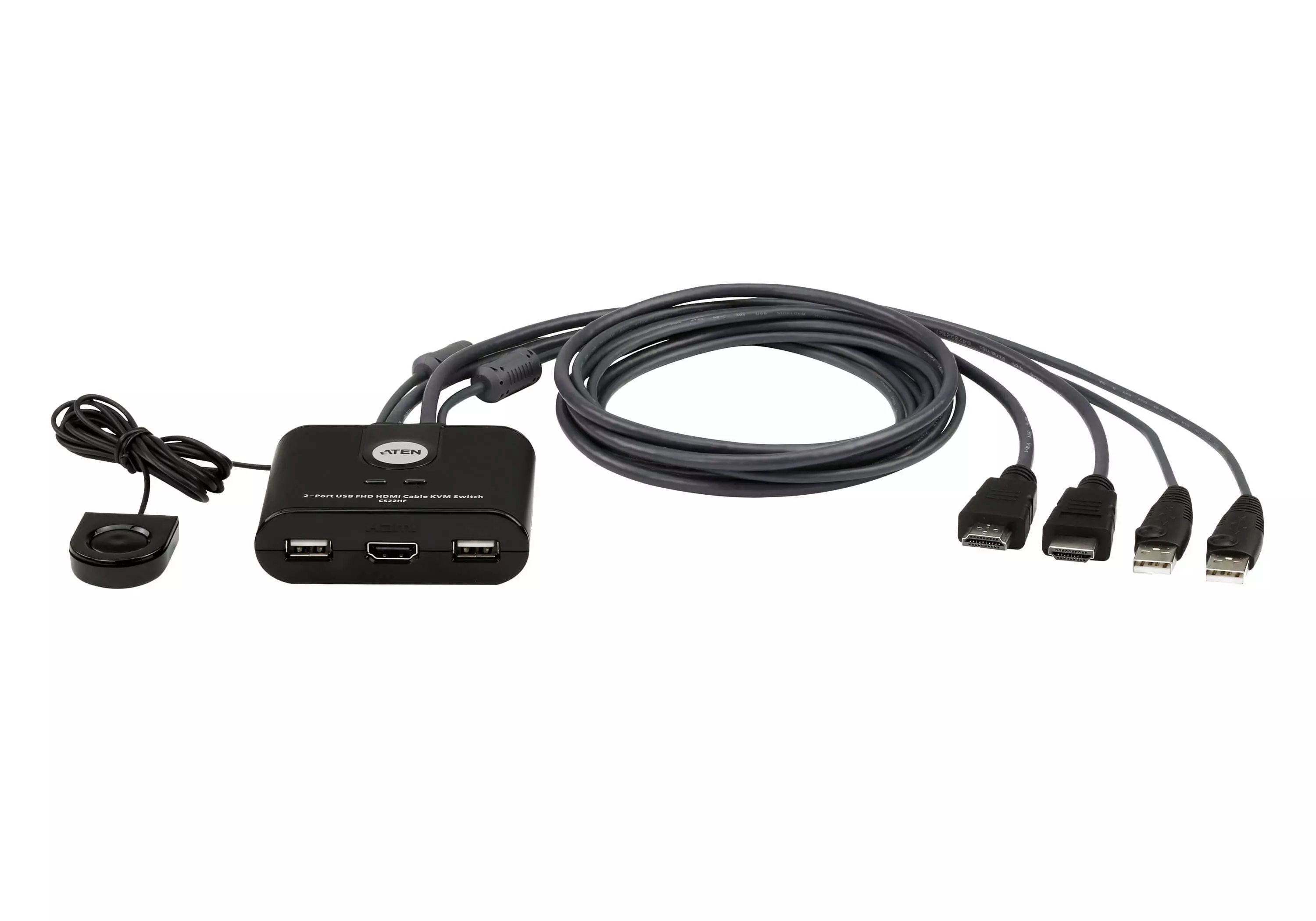 ATEN KVM Switch 2-Port USB HDMI Full HD CS22HF-AT
