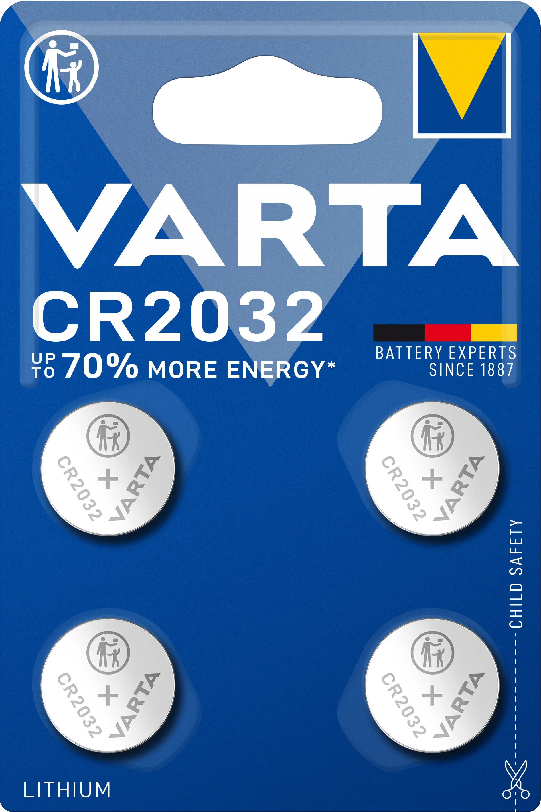 VARTA CR2032 Lithium Coin 4 6032101404