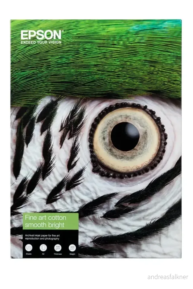 EPSON Fine Art Cotton Smooth Bright A3+ 25 Sheets C13S450275NQ
