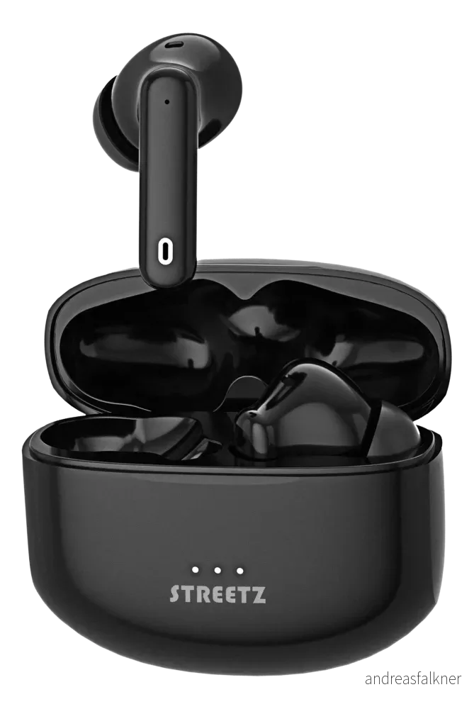 STREETZ True Wireless Stereo, ANC, in-ear, black TWS-116
