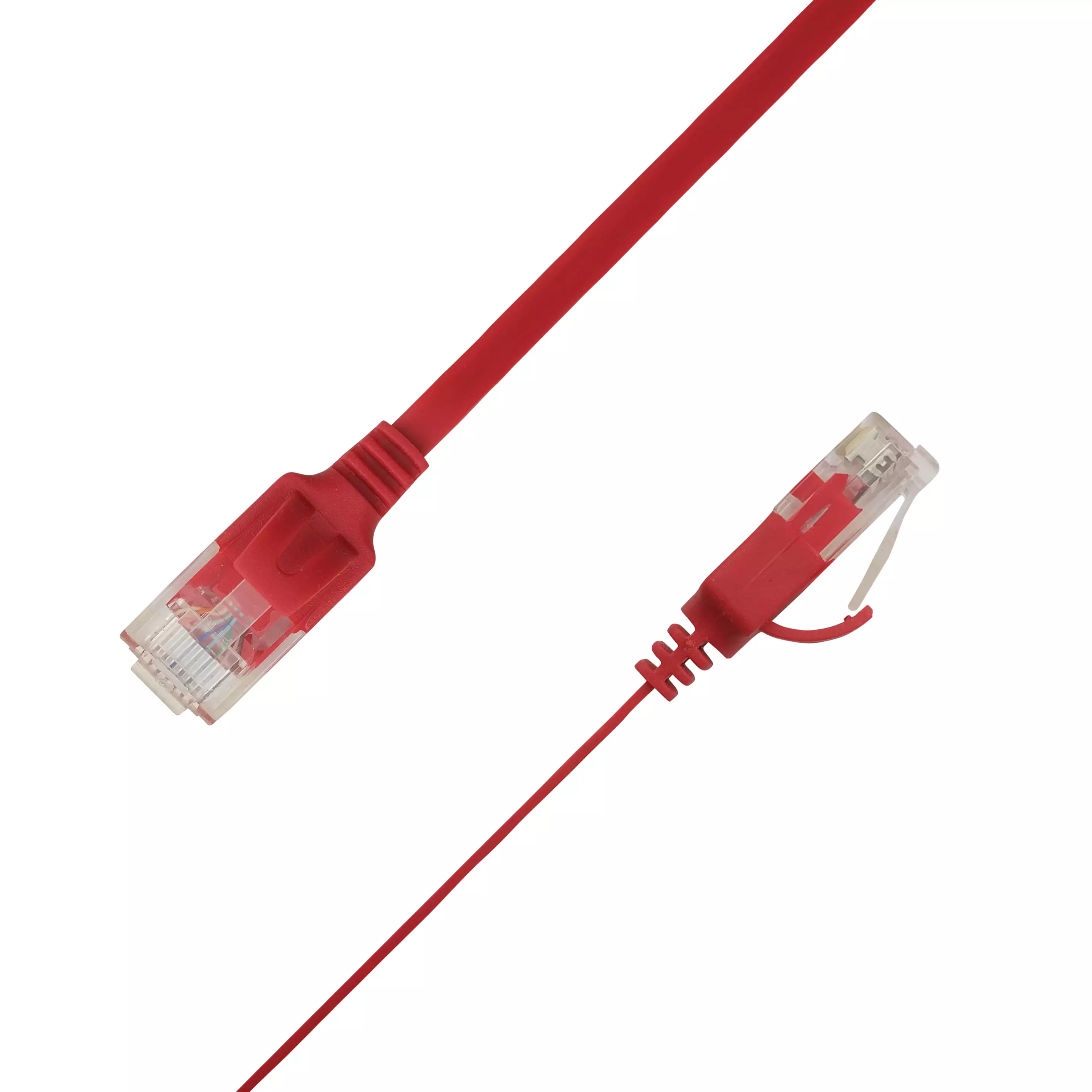 LinkIT Flat U/UTP Cat6A Red 4.5m AWG UTP-FL6A-00450-RD