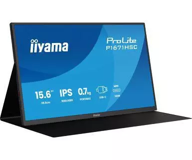 IIYAMA 15,6" Portable USB-C monitor, P1671HSC-B1