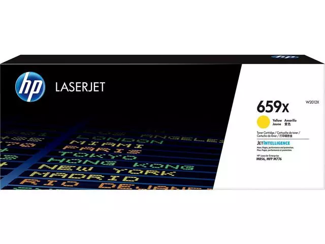HP 659X High Yield Yellow Original LaserJet Toner Cartridge W2012X