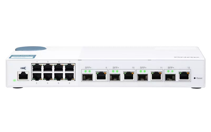 QNAP QSW-M408-4C 8 port 1Gbps 4 port 10G SFP+/ NBASE-T Combo Web Managed Switch QSW-M408-4C