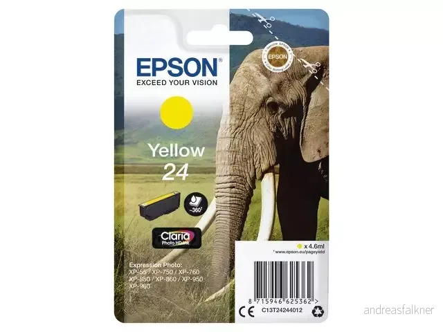 EPSON Ink/24 Elephant 4.6ml YL C13T24244012