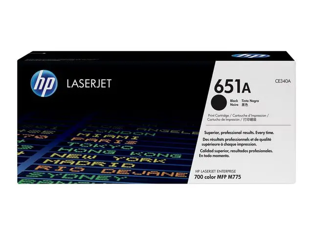 HP 651A original Toner cartridge CE340A black standard capacity 13.500 pages 1-pack CE340A