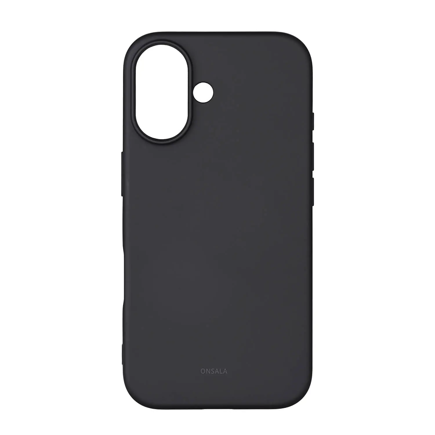 ONSALA Back Sil Touch Recycled MagSerie iPhone 16 Black 664233