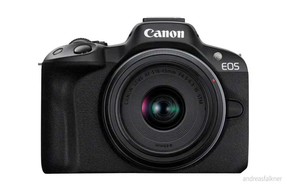 CANON Eos R50, Black + Rf-S 18-45Mm 5811C013
