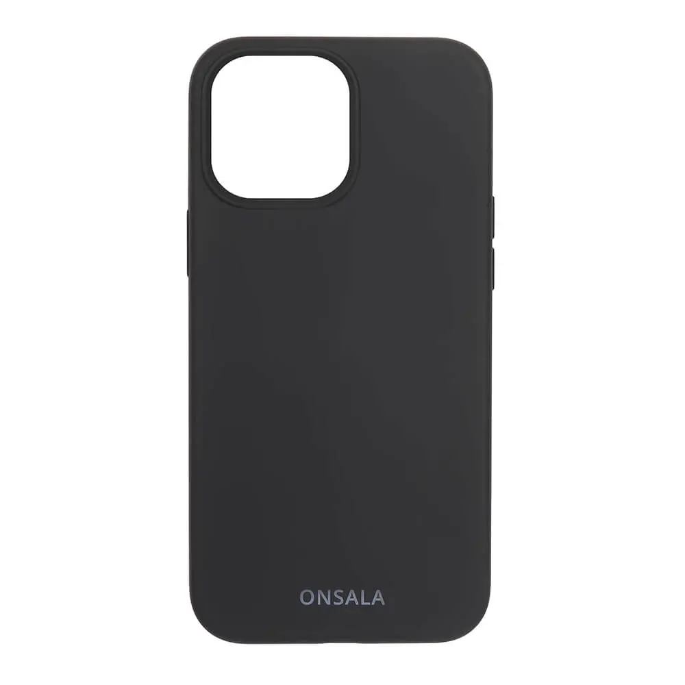 ONSALA Mobildeksel Silikon Black iPhone 13 Pro Max 664048