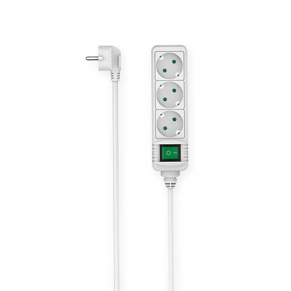 HAMA Power Strip 3-way Switch White 3.0m 00223002