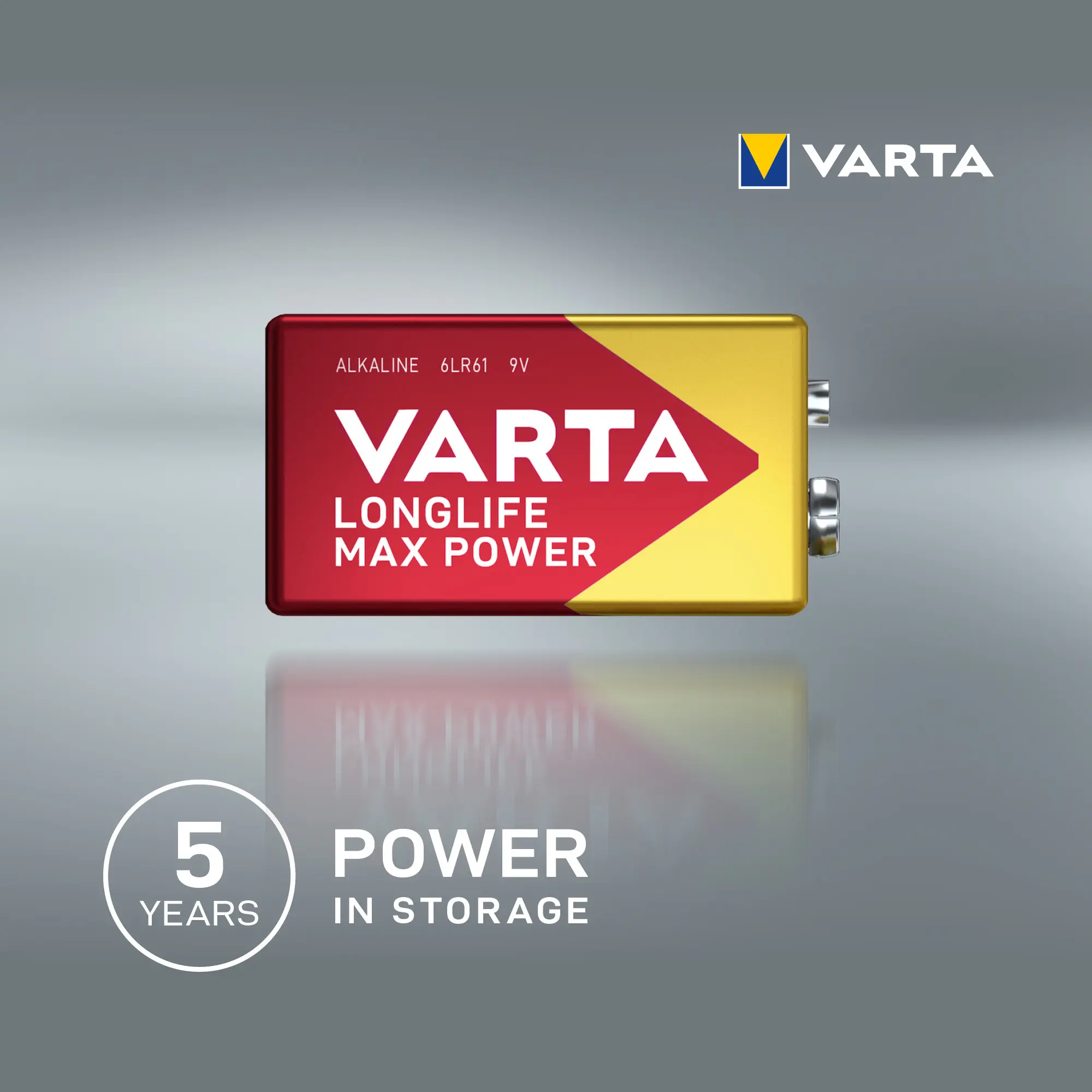 VARTA Longlife Max Power 9V 1-pack VLK 4722614401