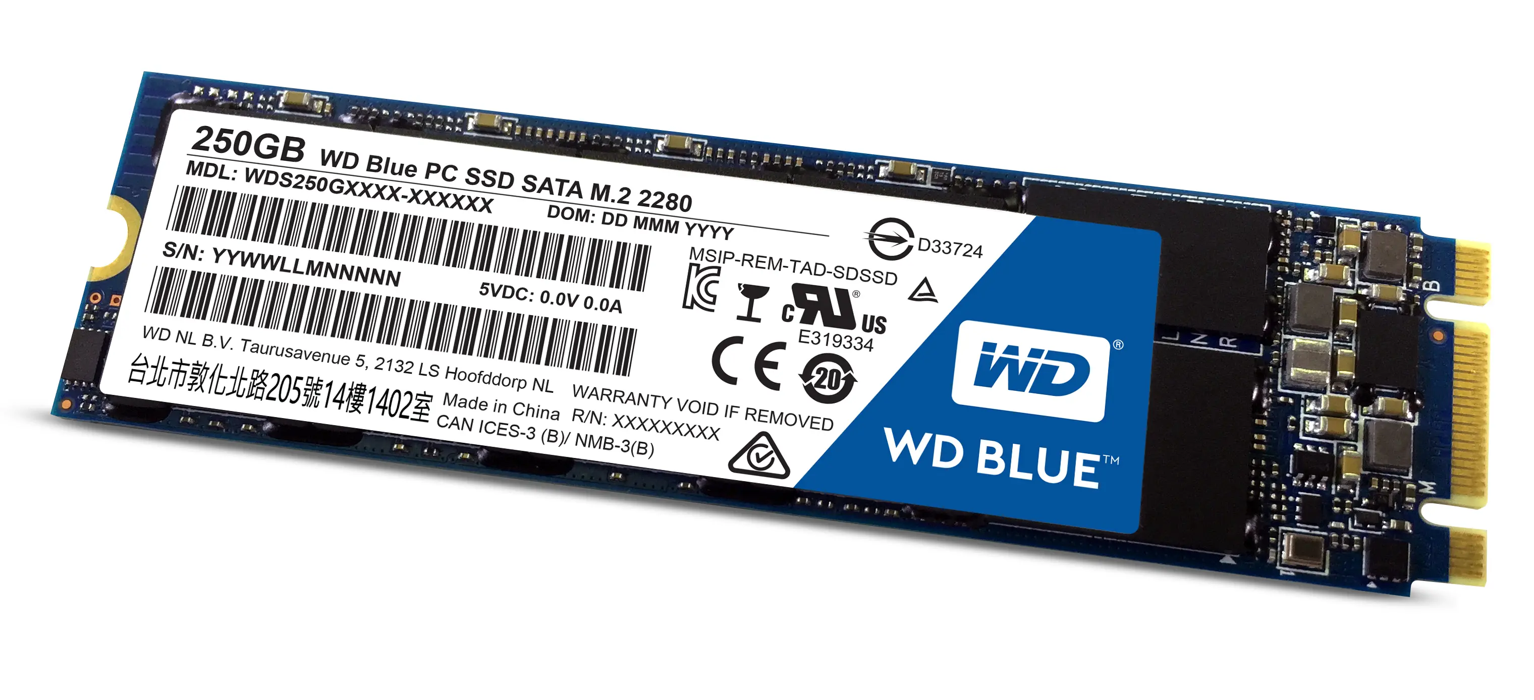 WESTERN DIGITAL WD Blue 250GB SATA3 WDS250G1B0B