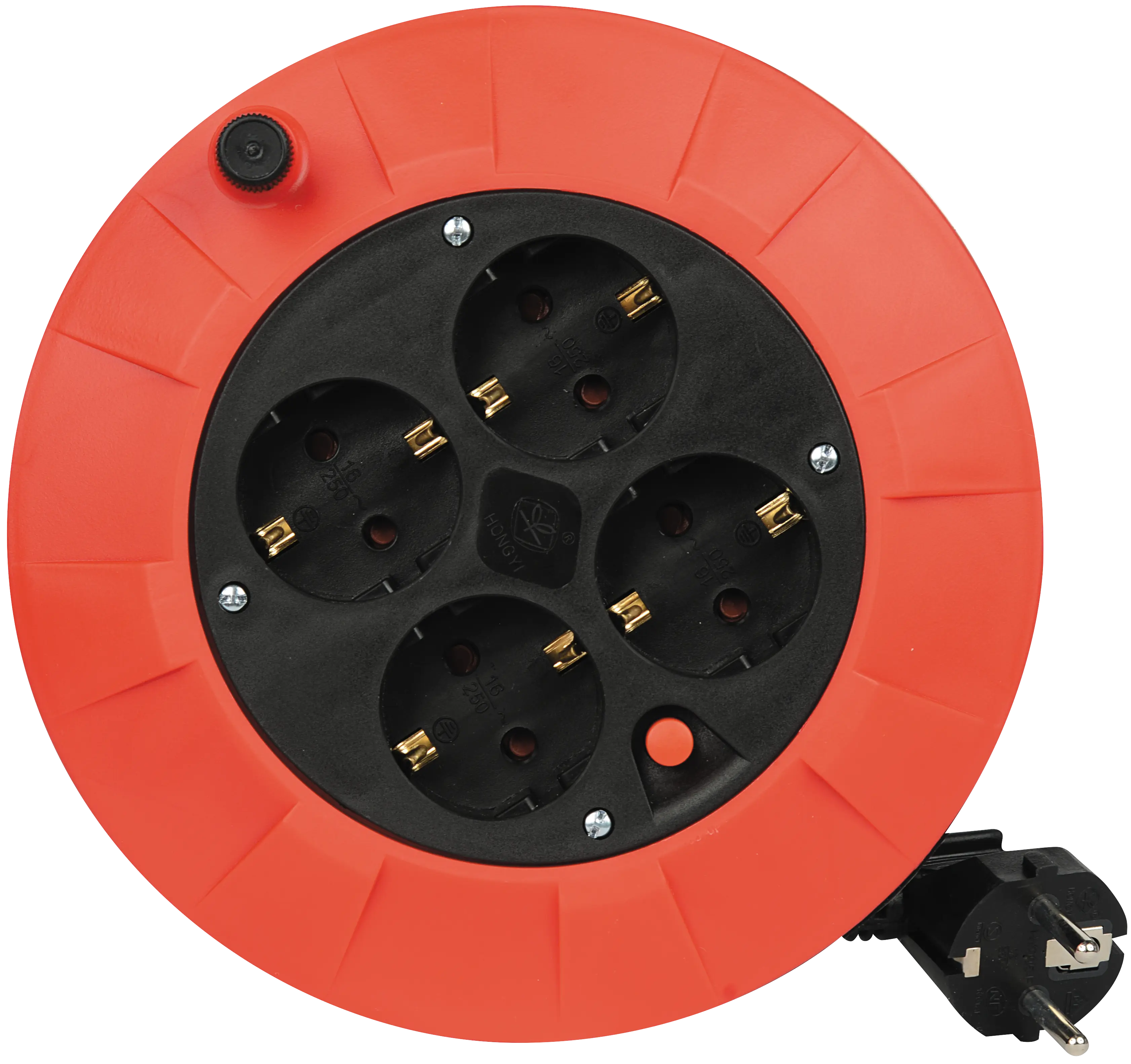 Nordic Quality Kabelvinda Safety plug, H05VV-F 3x1,5mm², 5m HJR-1