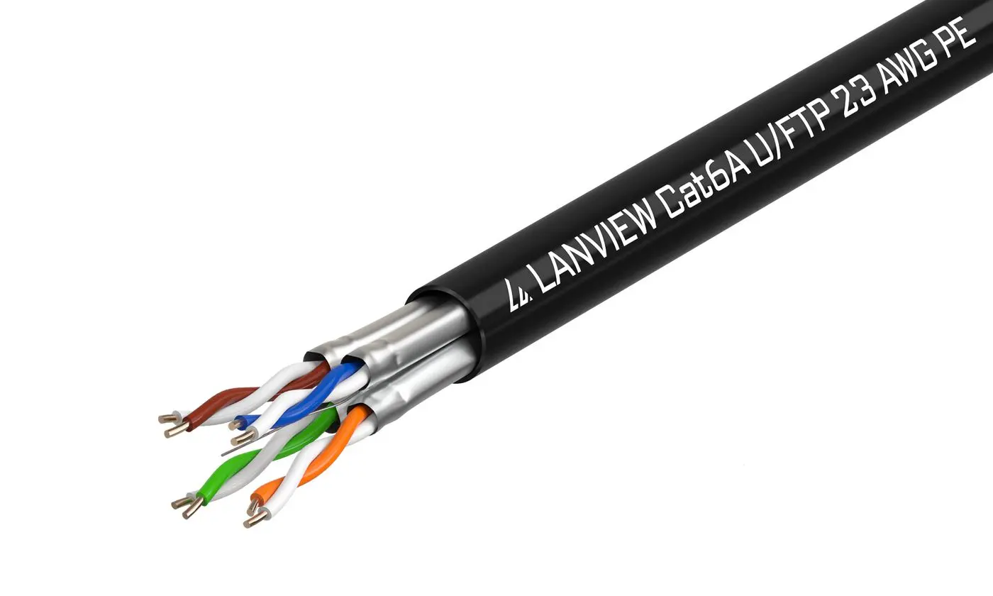 LANVIEW Cat6a U-FTP Network Cable LVN122445
