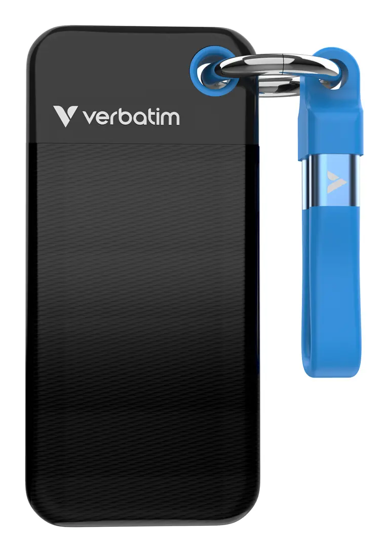 VERBATIM Pocket SSD USB 3.2 Gen 2 128GB Black/Blue 32433