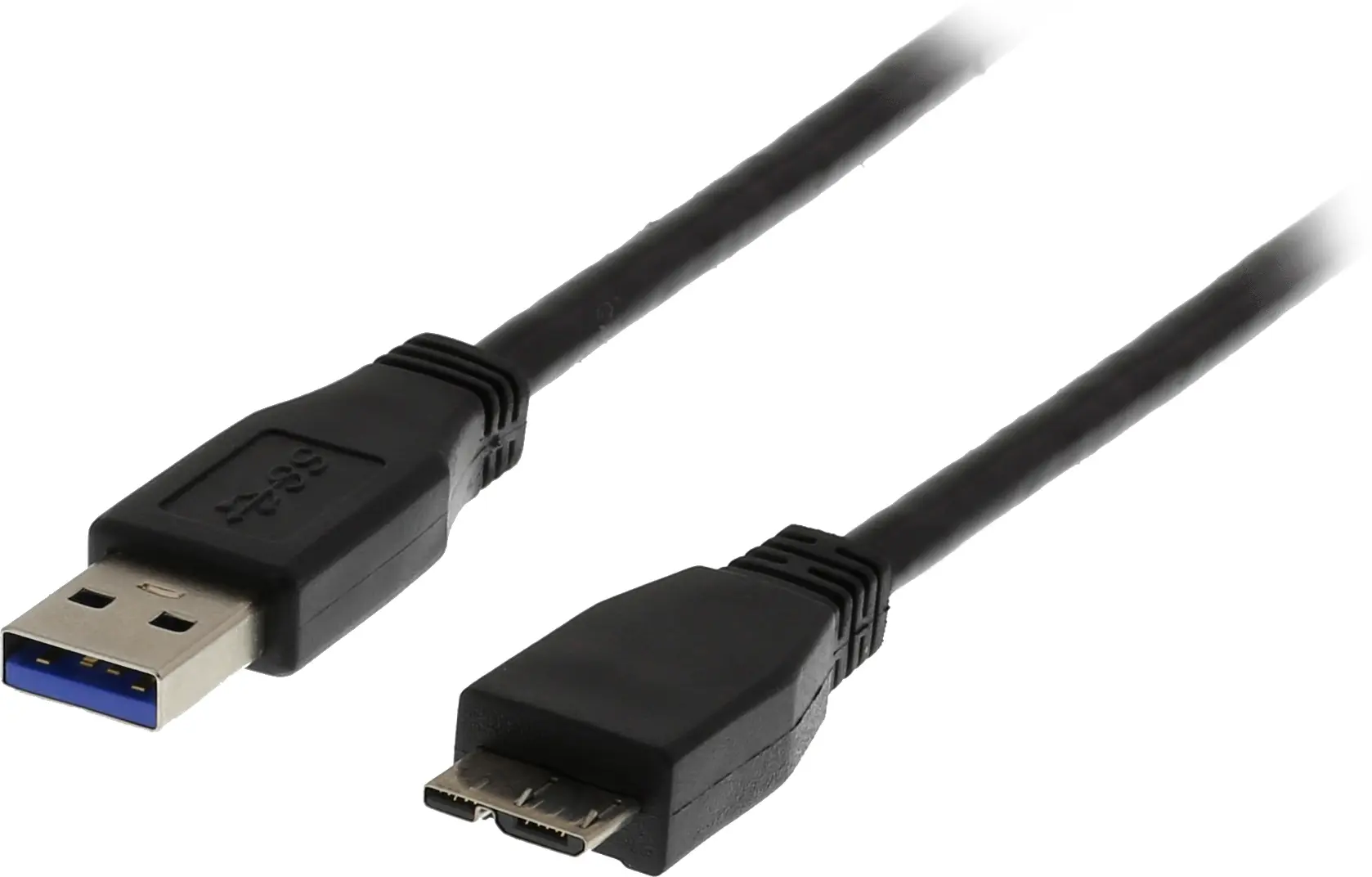 DELTACO USB 3.0 USB-cable 2m Black USB3-020S