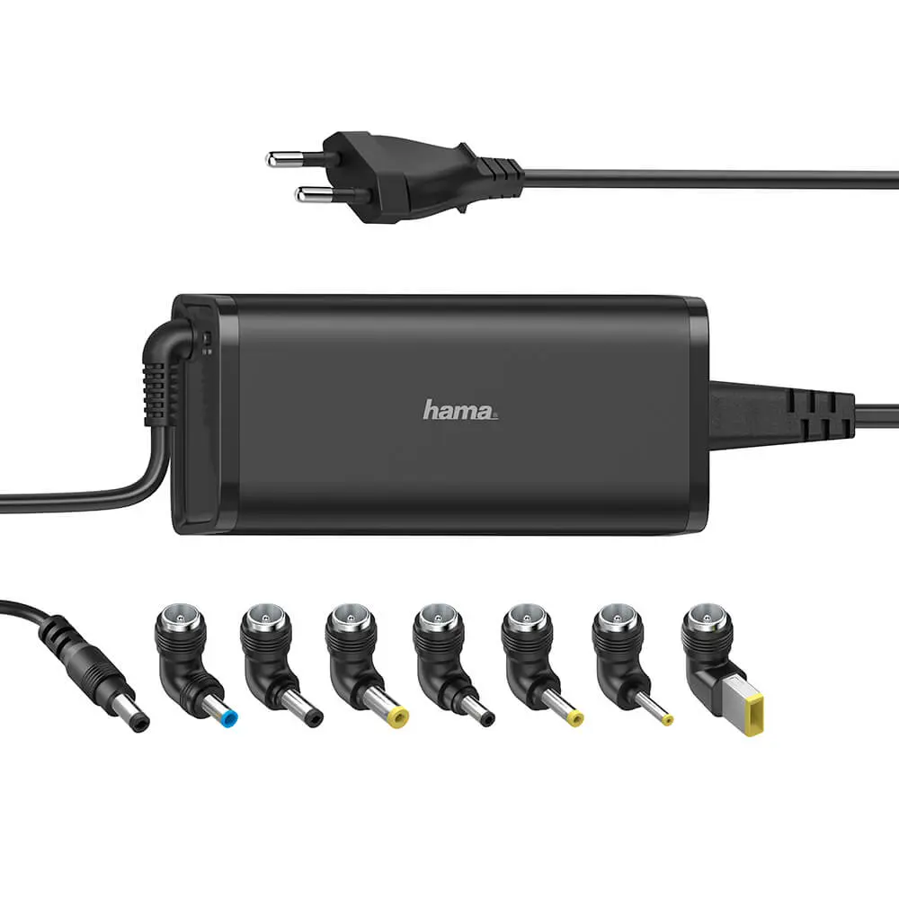 HAMA Strømforsyning Universal 100-240V 15-19V/90W 8x Adapter 00200003