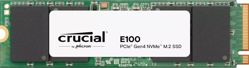 CRUCIAL E100 2TB PCIe Gen4 NVMe M.2 SSD CT2000E100SSD8