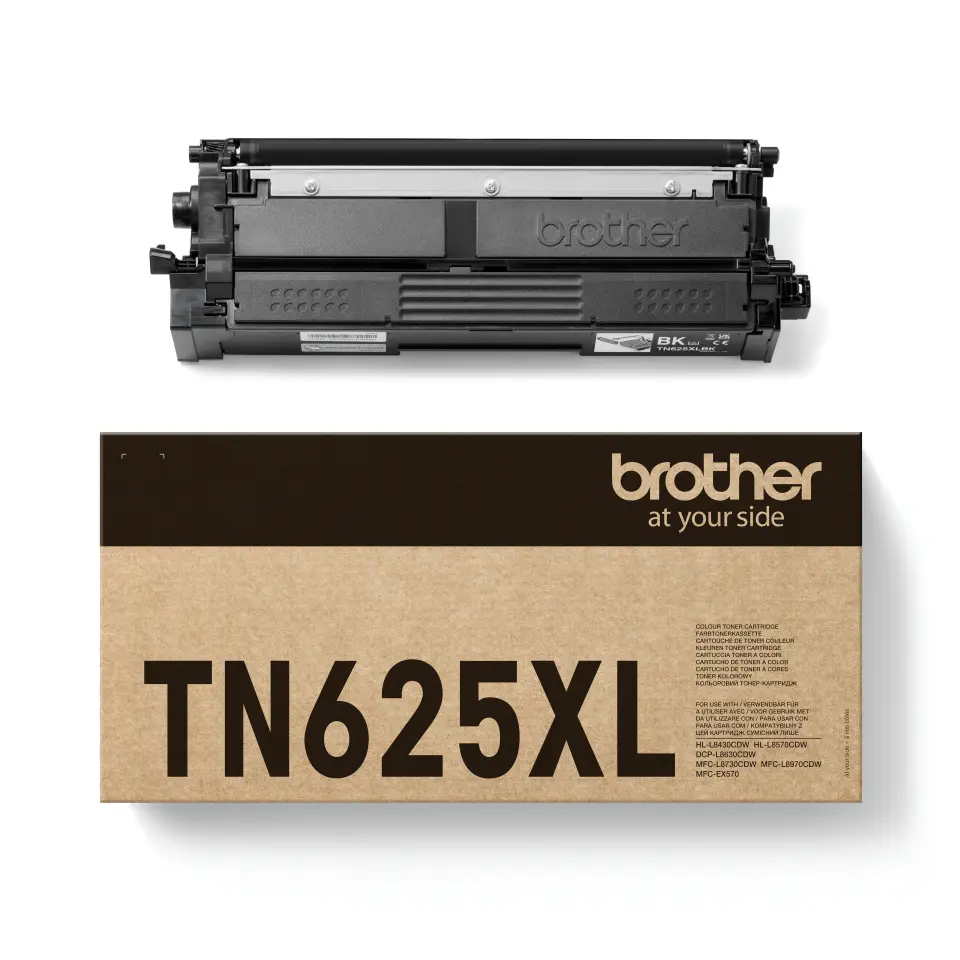 BROTHER TN-625XLBK High Yield Black Toner Cartridge capacity 5.500 pages HLL8430CDW HLL8570CDW MFCL8730CDW MFCL8970CDW TN625XLBK