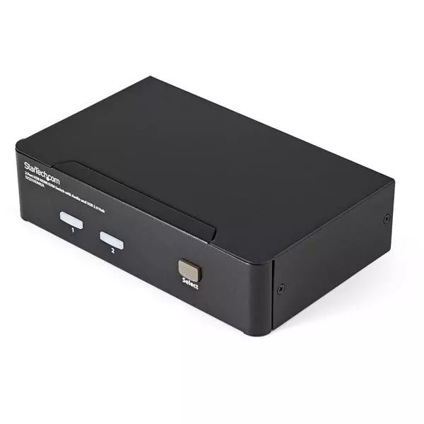 STARTECH 2 Port USB HDMI KVM Switch with Audio and USB 2.0 Hub SV231HDMIUA