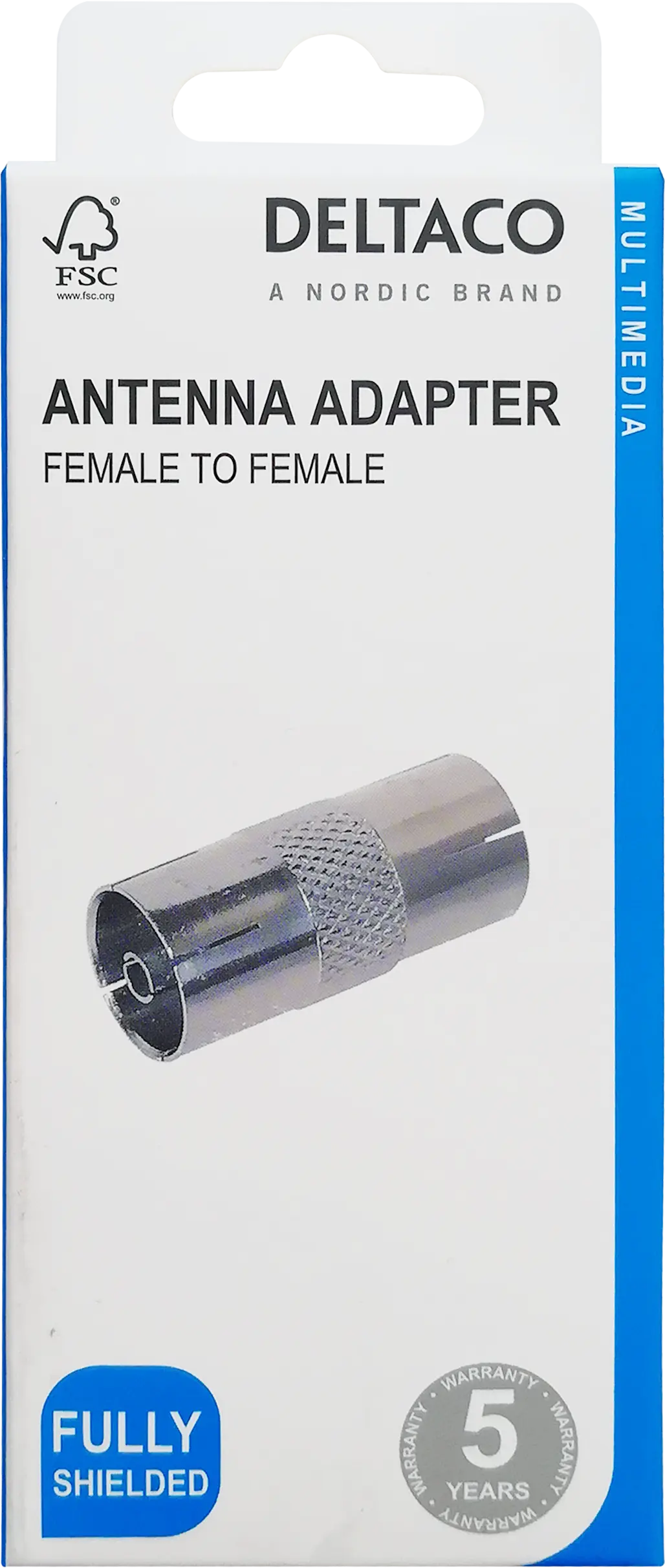 DELTACO IEC antenna female - female R00150023