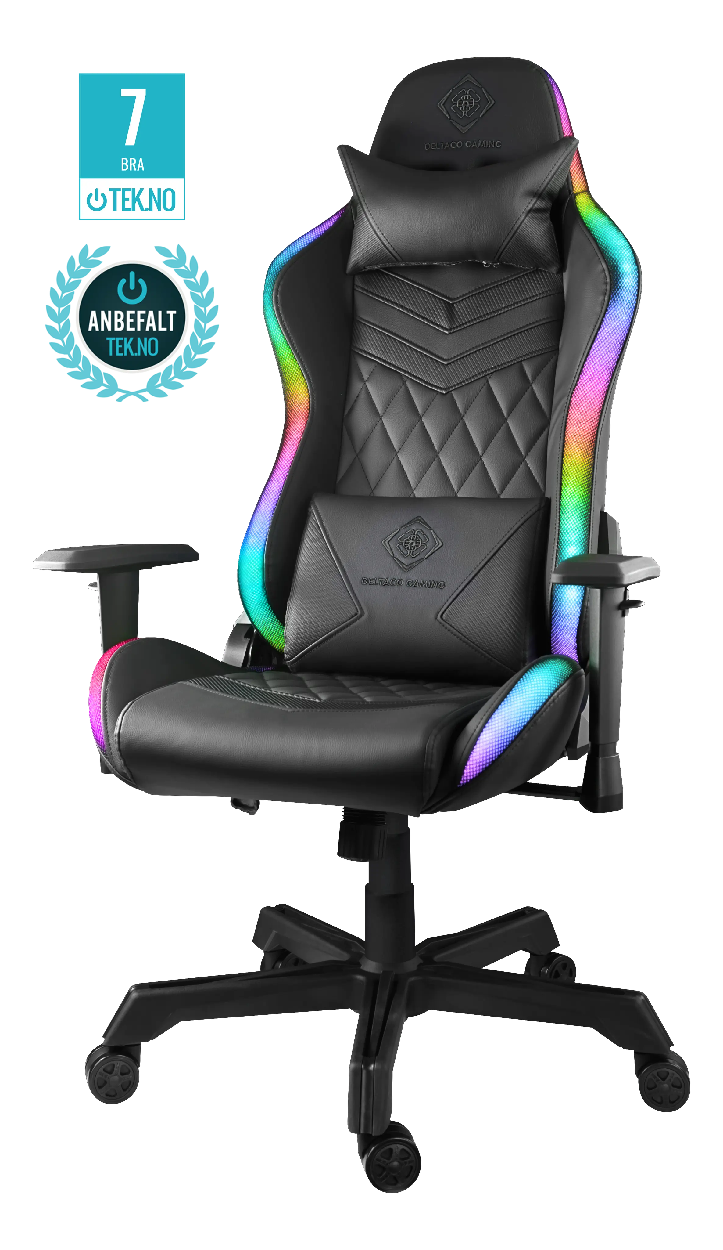 DELTACO GAMING gaming chair with RGB lighting GAM-080