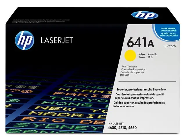 HP 641A gul original LaserJet-tonerkassett C9722A