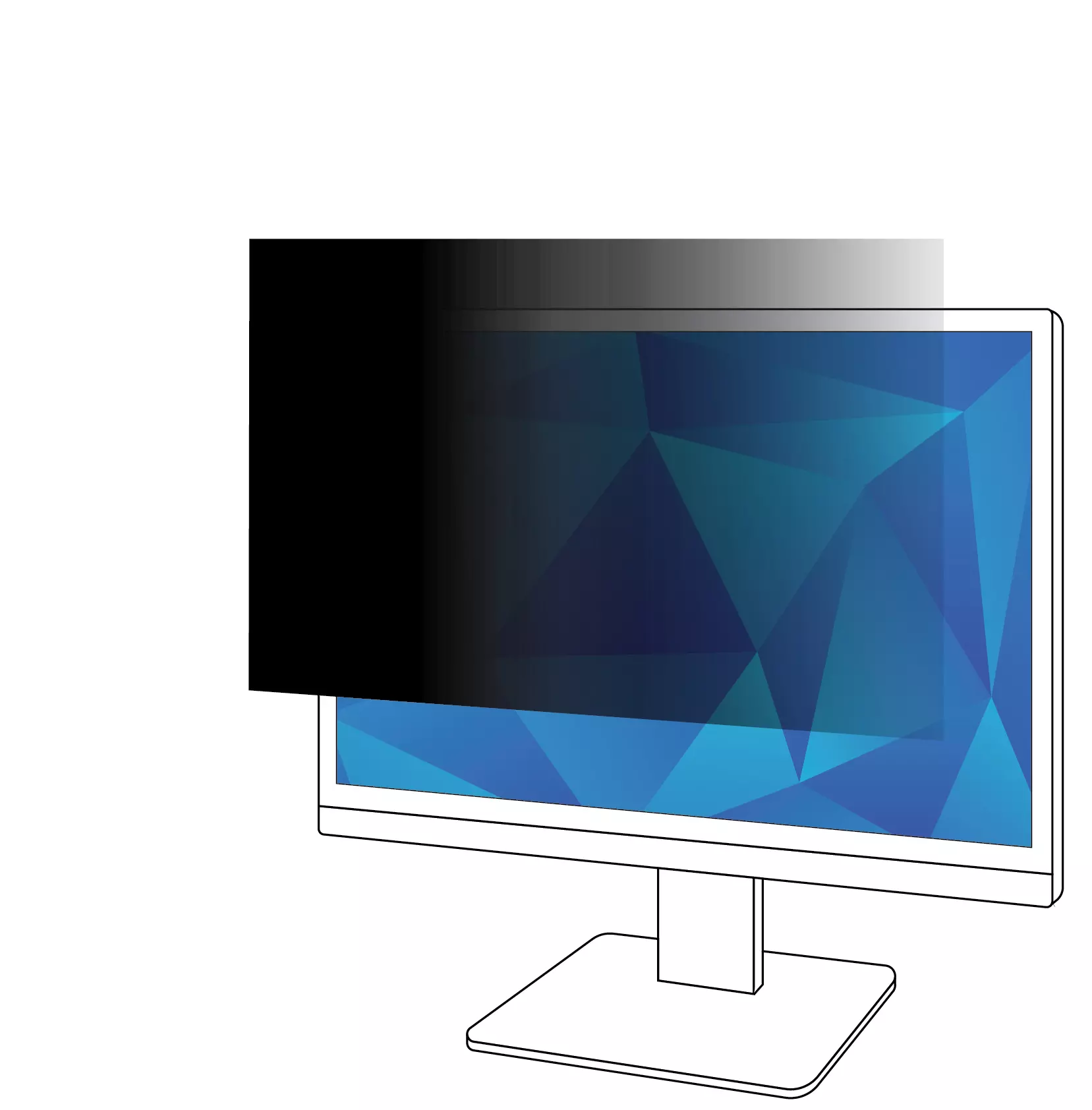 3M PF430W9B Blickschutzfilter Standard für Widescreen-Momitor mit 43 7100158943
