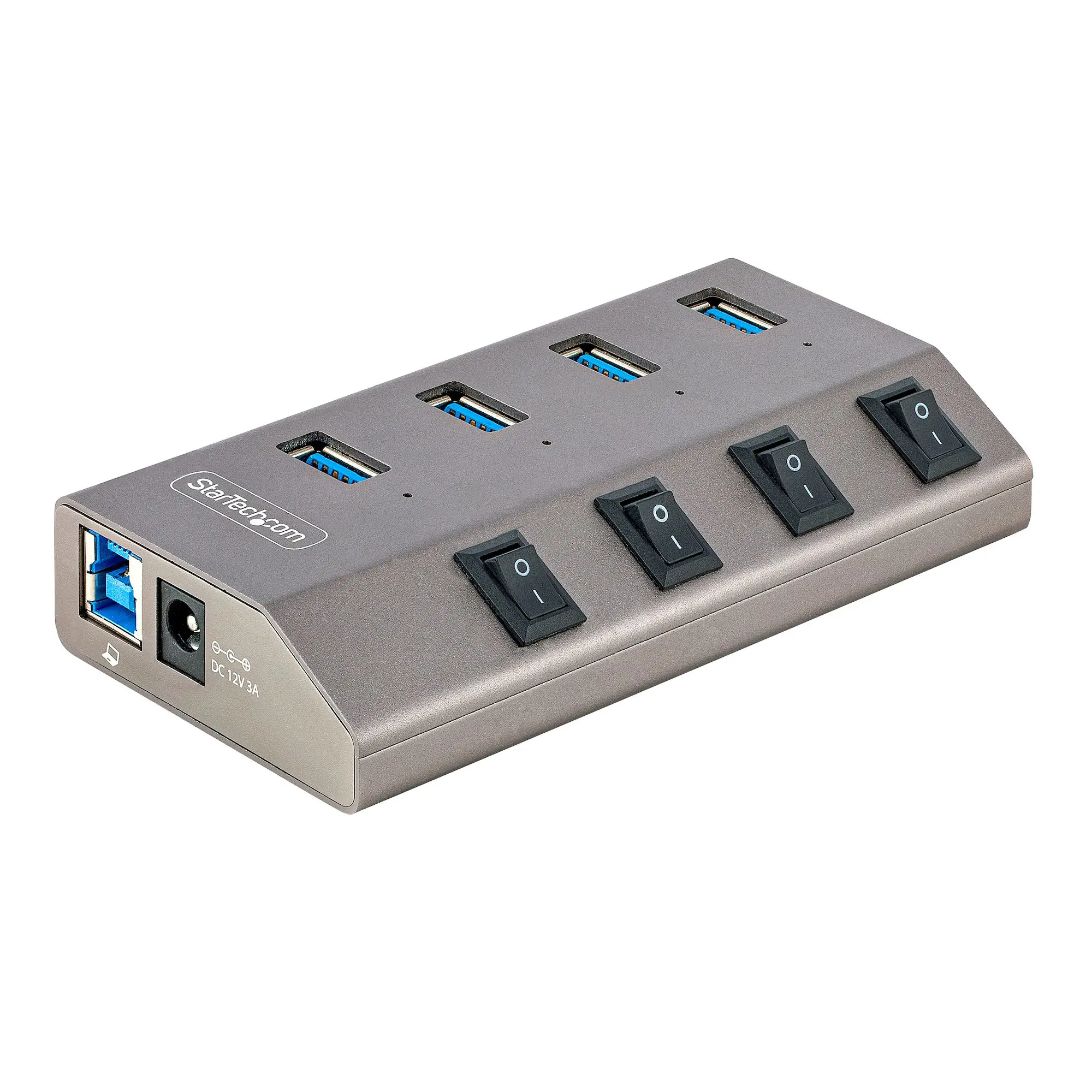 STARTECH 4-PORT SELF-POWERED USB-C HUB WITH INDIVIDUAL ON/OFF SWITCHES CTLR 5G4AIBS-USB-HUB-EU
