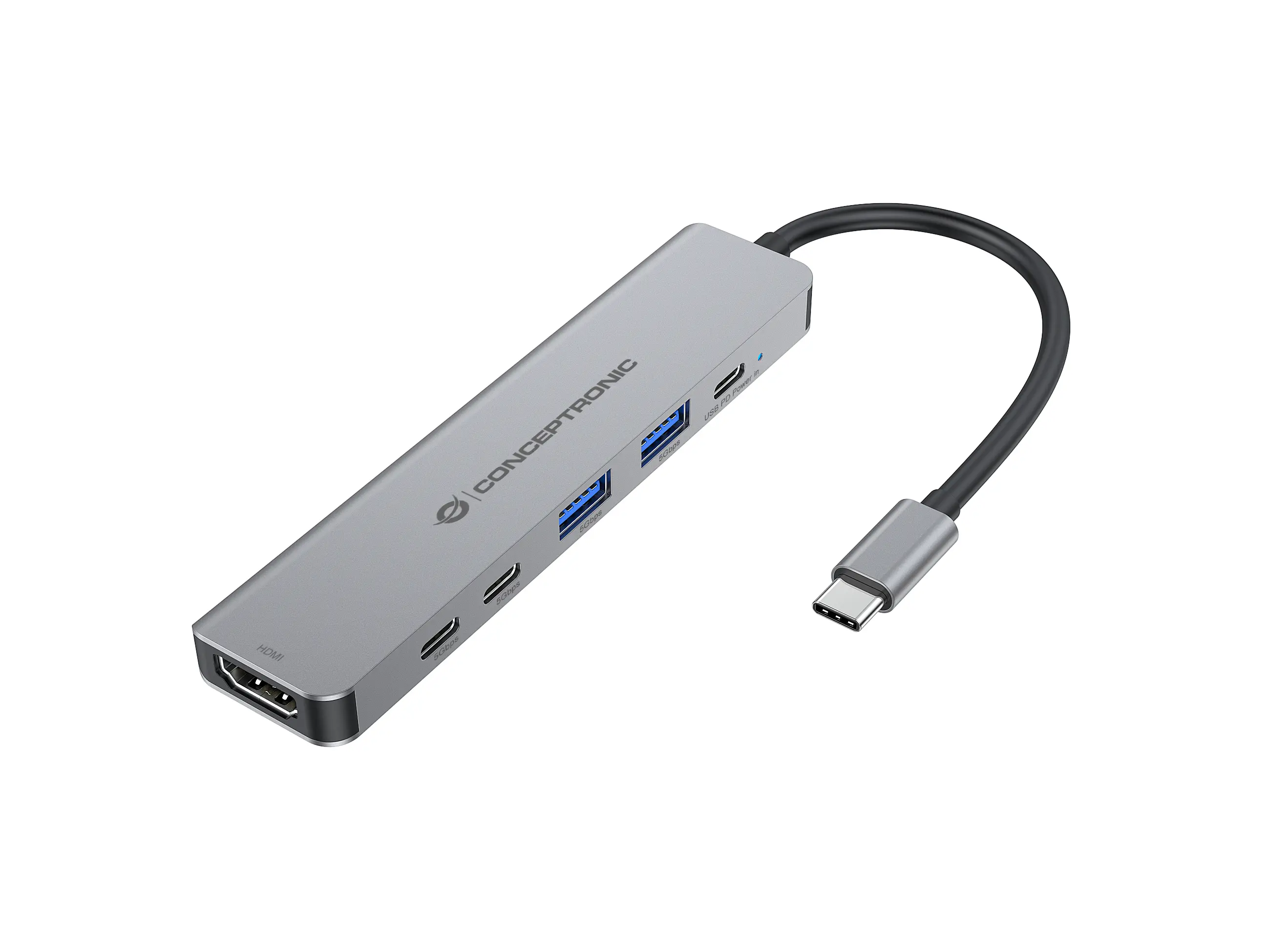 CONCEPTRONIC 6-In-1 Usb 3.2 Gen 1 Docking DONN33G