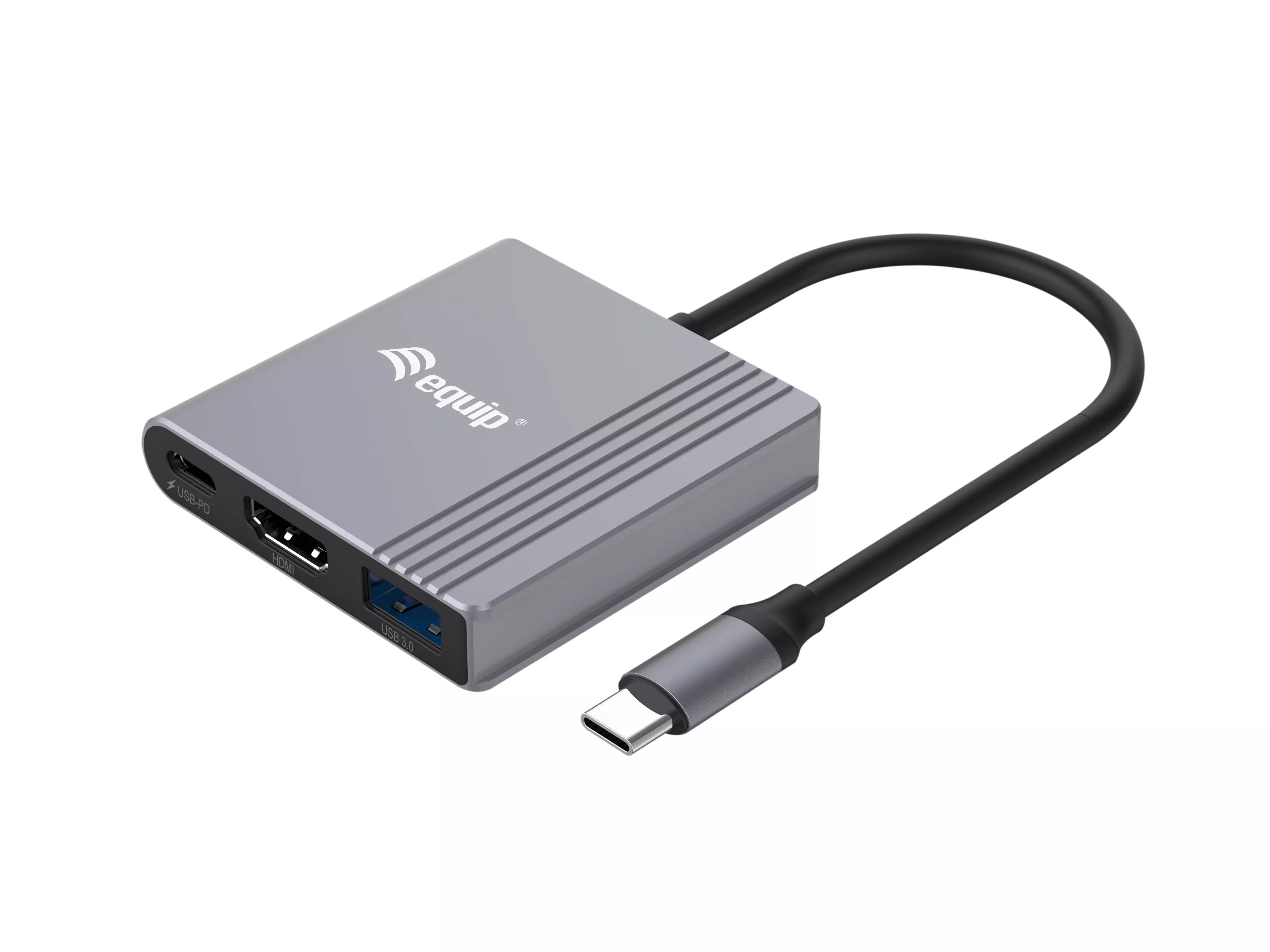 EQUIP 3 In 1 Usb-C To Hdmi / Usb-A 133488