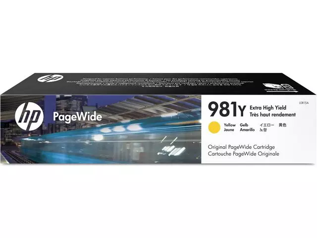 HP INK CARTRIDGE 981Y YELLOW EXTRA HIGH YIELD SUPL L0R15A