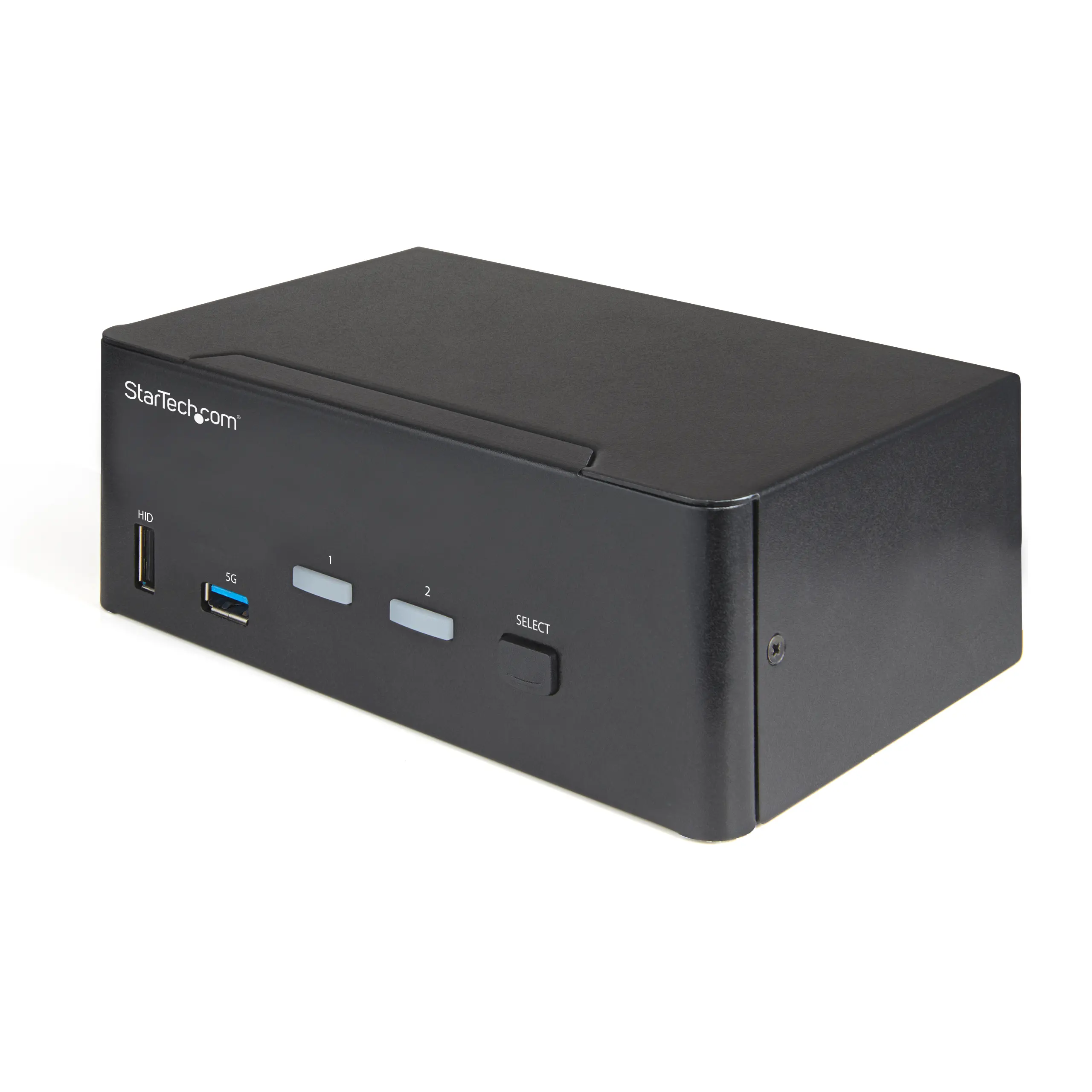 STARTECH 2 Port Dual Monitor HDMI KVM Switch - 4K 60Hz Ultra HD HDR - Desktop 4K HDMI 2.0 KVM Switch SV231DHU34K6